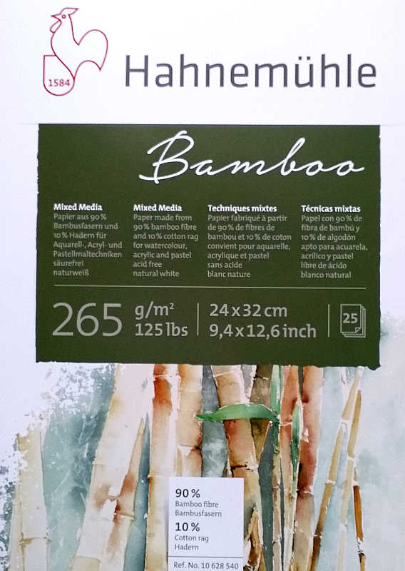 Hahnemuhle Bamboo mixed media pad cover